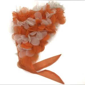 60s Flower Petal Bandana Kerchief Scarf